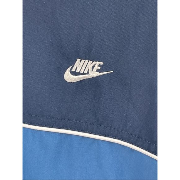 Nike Jacket Men’s Large Blue Full Zip‎ Windbreaker 2 Tone - Picture 4 of 13